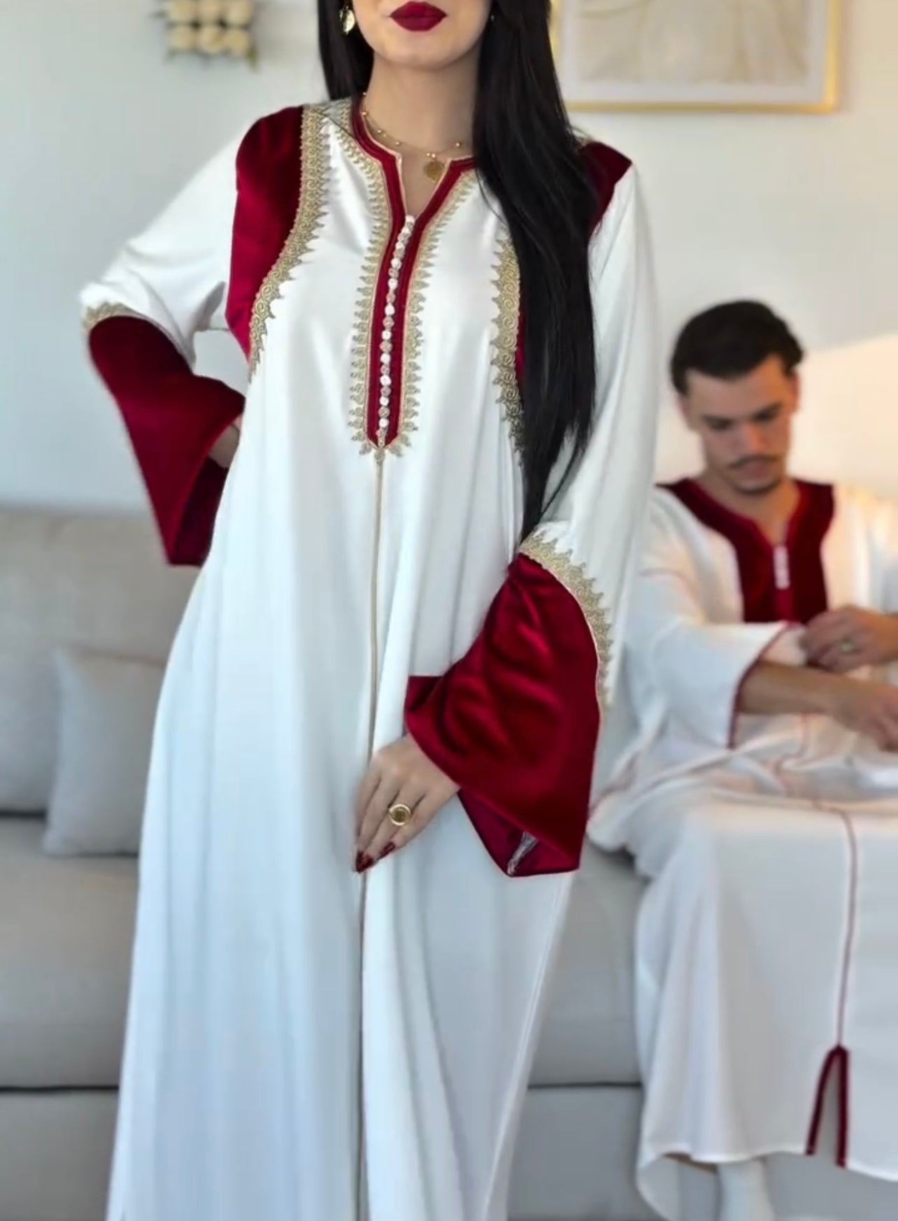 abaya homme et femme